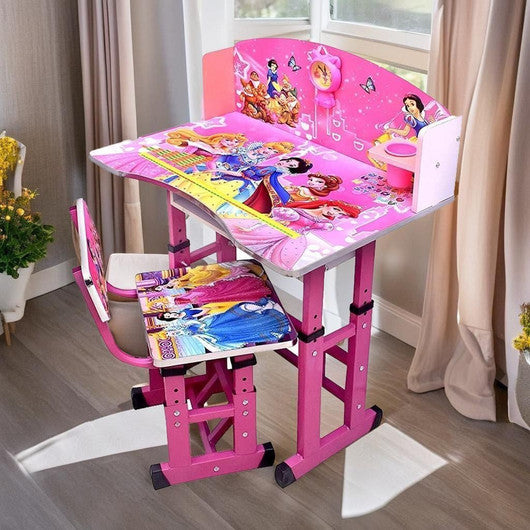 Puci Engineered Wood Study Table (Free Standing, Finish Color - Multicolor, Chair Included, DIY(Do-It-Yourself)